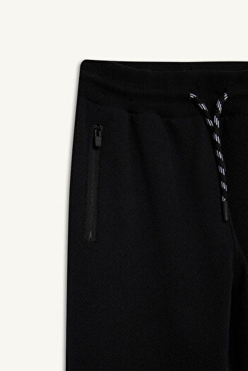 DeFacto Black Boy's Tracksuit Bottoms C7635A8/Bk81