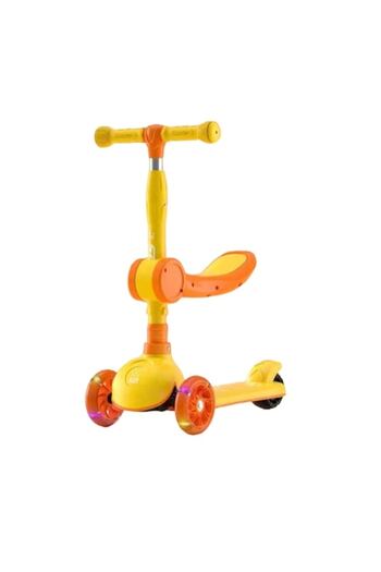 Mixbo 2-in-1 Scooter for Kids with Seat Mixbo, Lights, 2 Years +, Yellow