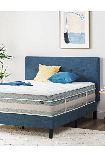 Zinus Cooling Comfort Support Hybrid Queen Size Mattress in A Box 10Years Warranty (203.2Lx152.4Wx35.5H)CM