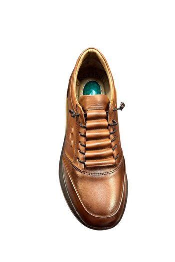 Greyybull Shoes taba DERİ kadın spor ayakkabı-HAFİF RAHAT GÜNLÜK SPOR AYAKKABI
