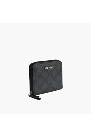 Nine West Printed Zip Around Wallet