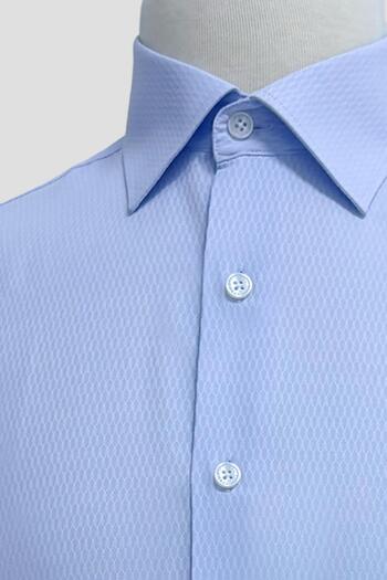 Sabri Özel Long Sleeve Men's Shirt Blue