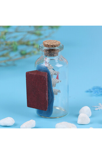 Larimar Ship Model in Mini Bottle