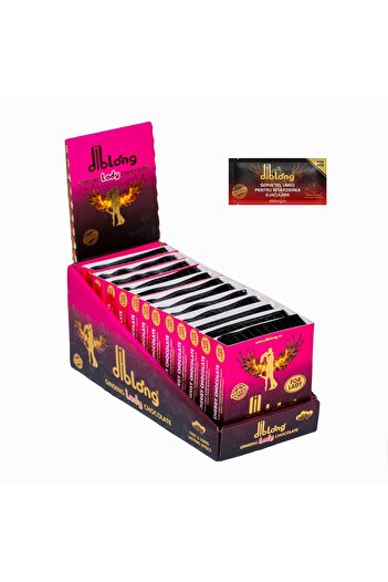 Diblong SET premium aphrodisiacs -ENERGY CHOCOLATE LADY, increased libido 12pcsx24g +1 DELAY TOWEL