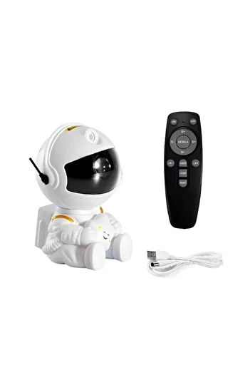 Mixbo Proiector LED Mixbo, Astronaut cu chitara, telecomanda, incarcare prin USB, functii diferite lumini,