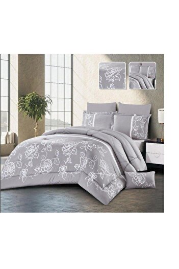 PROMISE Stream Life Multicolor Print King Comforter - Double - 7 Pieces