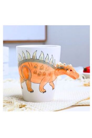solarae Animals 3D Ceramic Dinosaur Character Design Funny Creative Ceramic Drinkware 350ml