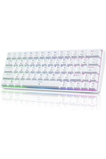 genernic DIERYA DK63 60% Wireless Mechanical Gaming Keyboard Bluetooth/2.4G/Wired RGB Backlit Anti-Ghosting C
