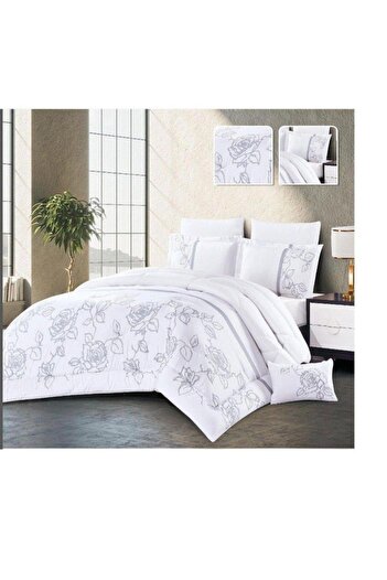 PROMISE Stream Life Multicolor Print King Comforter - Double - 7 Pieces