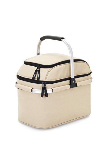 LİVOO Cos pentru picnic SEP 117 C, 4 persoane, 23 l, termoizolat (Bej)