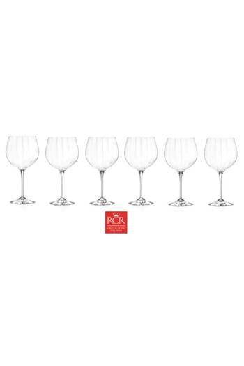 RCR Crystal Set 6 glasses for wine, cocktail OPTIQ, 670 ml, RCR Crystal, crystalline glass