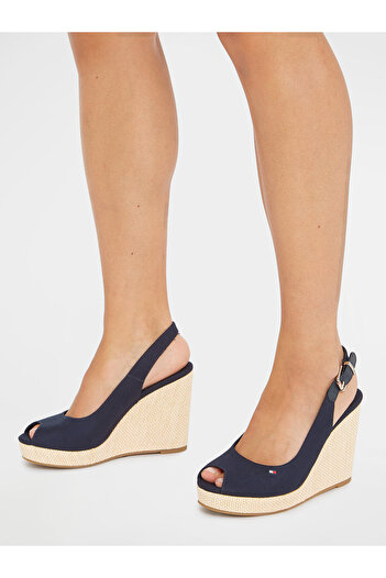 Tommy Hilfiger Sandale pentru femei FW0FW04789 Bleumarin