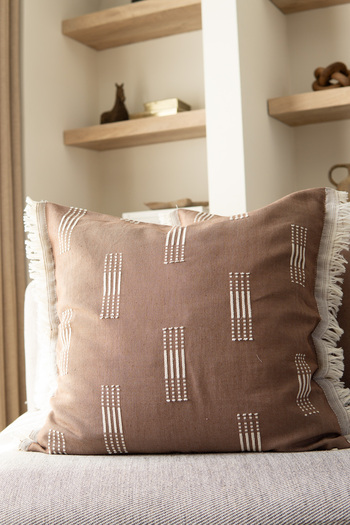 Pilloveland Fellini - Woven Fringed Throw Pillow Cover - 50*50 cm - 1 Piece