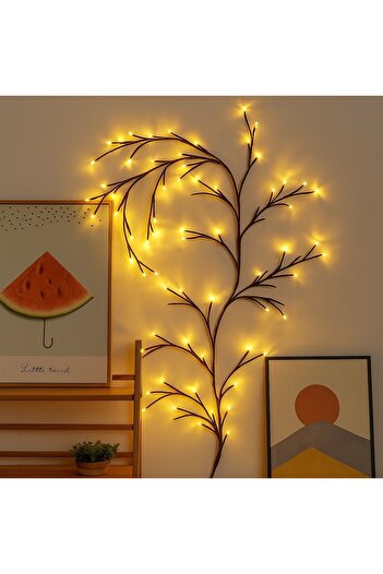 gaman Sihirli Söğüt Asma Ağacı Ledi 144 led 8 mod + Uzaktan Kumandalı ( Yapışkanlı) Günışığı Ledli