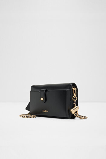 Aldo Fiteverything - Women's Black Chain Handle Magnet Closure Small Size Crossbody Bag