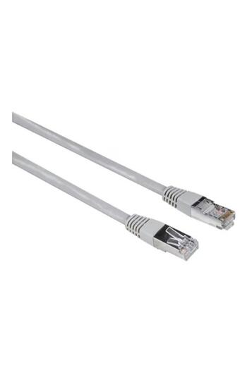 Hama Network Cable 200915, Cat-5e, F/UTP Shielded, 1.5 m (Gray)