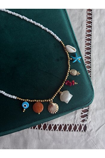 Miltonia Seashell Bead Summer Necklace