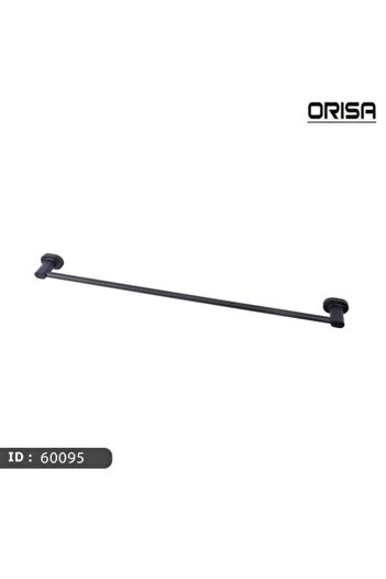 Orisa Single Black Towel Holder