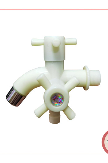 TAFASSELL 3pcs 1/2" Angle Valve PVC Valves for Plumbing Wall Mounted Built-in Valve