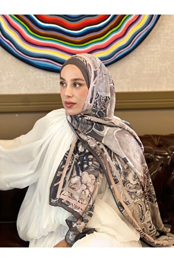 Modakaşmir Lipa Pattern Bamboo Shawl