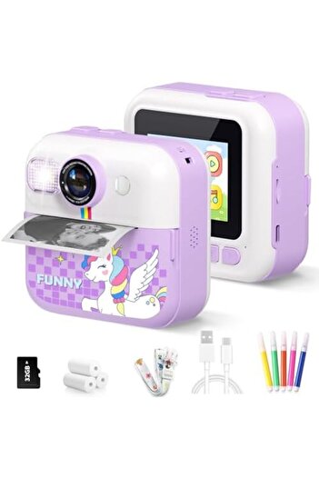 MASROO Kids Camera Instant Print, Camera for Kids with Printable Photos, Toddler Camera Toys for Chi
