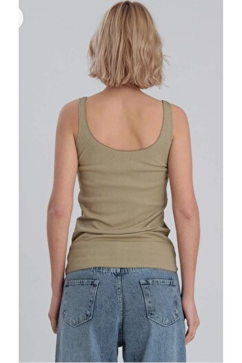 nesli Khaki Basic Undershirt Nes45556*