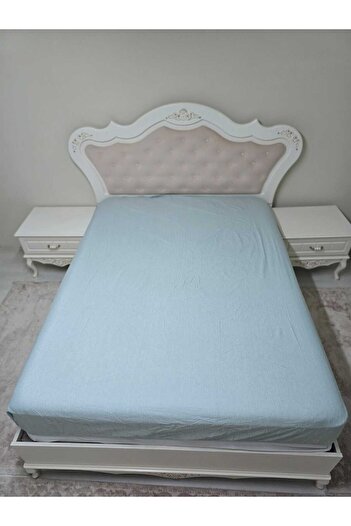 Online Masall AVM Double Ranforce Elastic Battal 180X200 Bed Sheet Cotton
