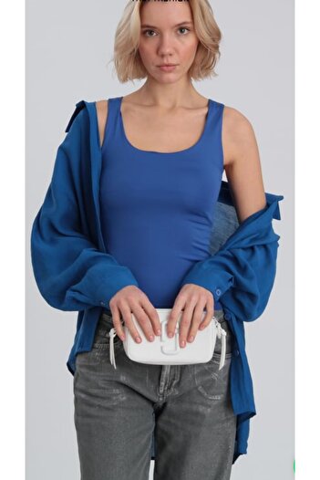 Neslim Saks Blue Diver Fabric Undershirt Nes6665&