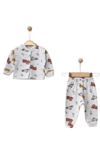 Nayinom Baby Boy Buttoned Pajama Set
