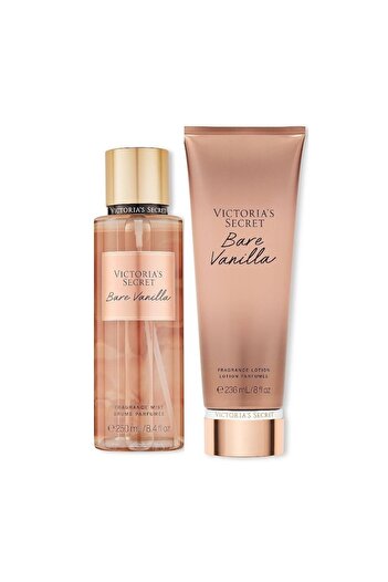 Victoria's Secret Set Bare Vanilla - Spray de corp 250 ml si Lotiune de corp 236 ml