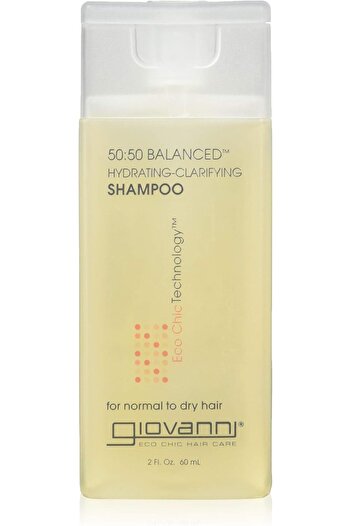 Giovanni 50:50 Balanced Hydrating-Clarifying Shampoo for Normal to Dry Hair, 60 ml