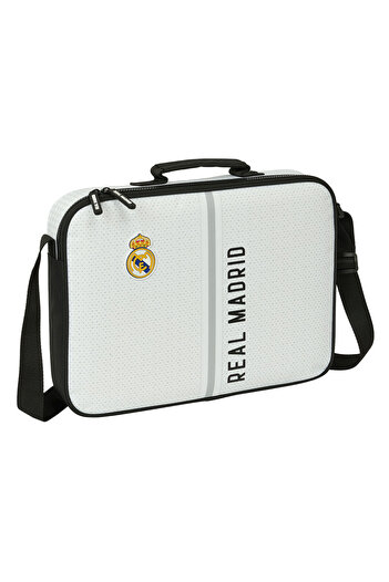 Real Madrid C.F. Ghiozdan școlar Real Madrid C.F. Alb Gri 38 x 28 x 6 cm