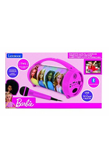 LEXIBOOK Boxa cu microfon si lumini LEXIBOOK, BARBIE
