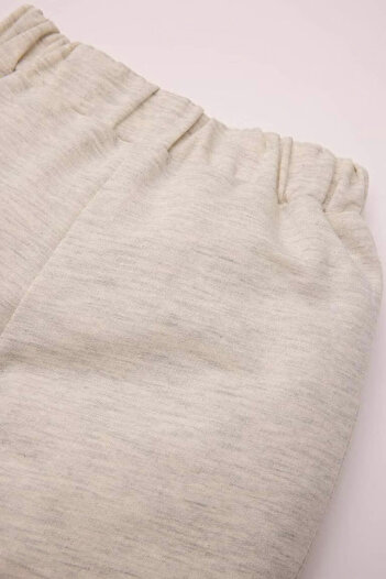 DeFacto Basic Gray Baby Girl Sweatpants with Elastic Waist D0829A5/Gr398