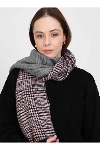 Tuva Shoulder Shawl - Gray -
