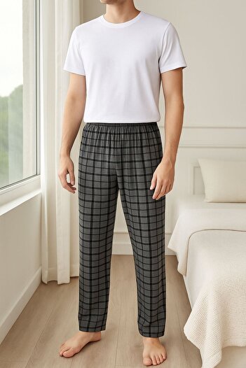 STELLAPİNK Erkek Pijama Tek Alt