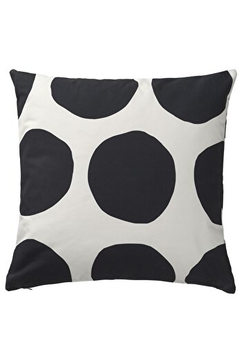 IKEA Pillow Cover, Big Black Spots, White-Black, 50X50 cm