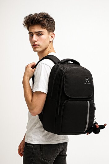 AVCA Multi-Compartment Multi-Compartment Anti-Sweat Orthopedic Back Support High School Middle School Primary School Large School Bag