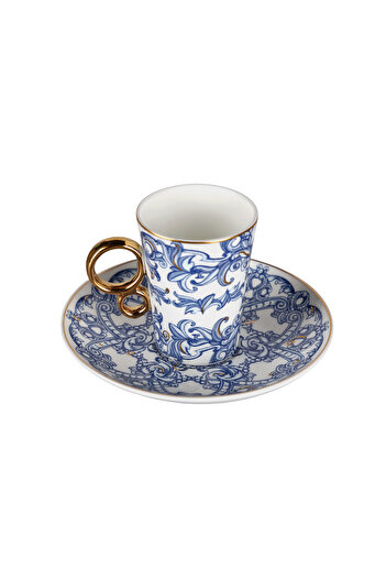 Lucky Art Florance Bone 2Li Espresso Cup Set