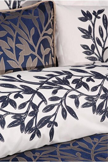 Çeyiz Diyarı Dowry Land Iris 10 Piece Dowry Set Navy Blue
