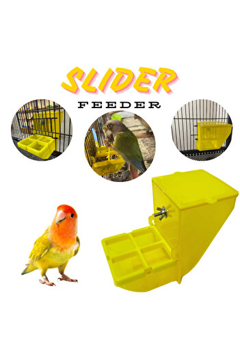 NO18 Bird Feeder, Slider Hopper for Parrot and Birds Feeder.