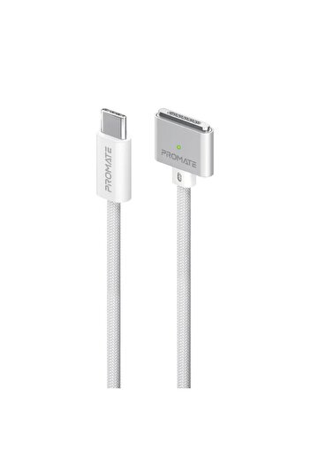 Promate High Tensile Strength 140w Usb-c To Magsafe Charging For Macbook