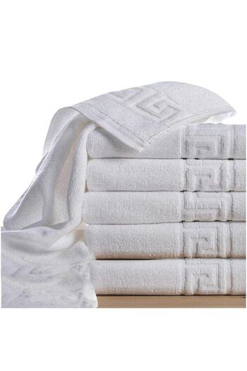 Quasar & Co. Set 6 bathroom towels Quasar & Co.®, 70 x 140 cm, 600 g/m², hotel quality, 100% cotton, white