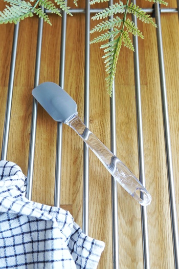 EVLE Silicone Spatula L Size, 25 Cm, Platinum Silicone