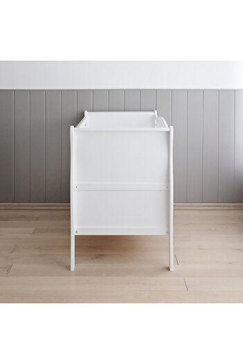 OEM Dřevěná dětská postýlka, nastavitelná výška matrace, Noble White 120x60 cm