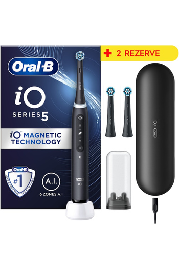 Oral-B iO5 Black + 2 brush heads