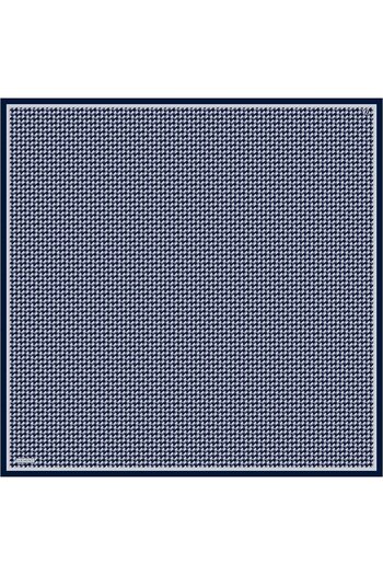 Armine Silk Scarf 2026 Winter - 9417-03 Navy Blue Gray Twill