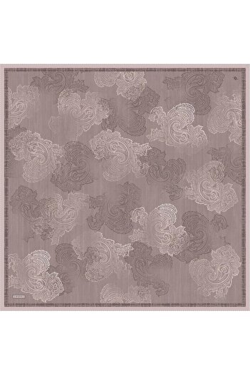 Armine Tivil Pure Silk Scarf 9428 - 37 Μικτό σχέδιο βιζόν