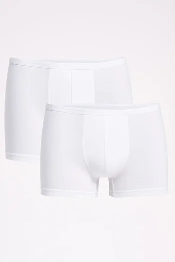 ROZELT Ανδρικό White Modal Lycra 2 τεμαχίων Boxer