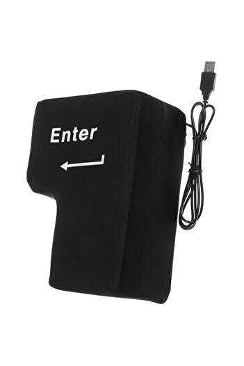 Generic DuMesho Giant Enter Button Big Enter Key Enter Throw Pillow Weird Decor Desk Toy Giant Plush Enter